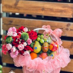 Giỏ Hoa Trái Cây dịp chúc mừng 016