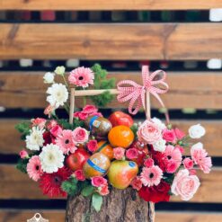 Giỏ Hoa Trái Cây cơ bản 040