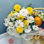 Giỏ Hoa Trái Cây dâng lễ 002
