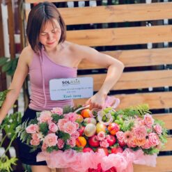 Giỏ Hoa Trái Cây cao cấp 033