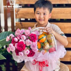 Giỏ Hoa Trái Cây cơ bản 029