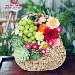 Giỏ Hoa Trái Cây cơ bản 016