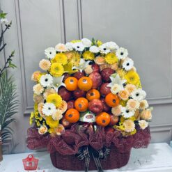 Giỏ Hoa Trái Cây cao cấp 011