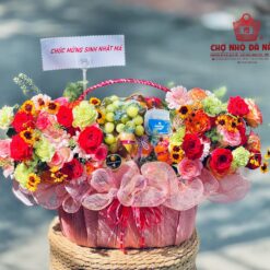Giỏ Hoa Trái Cây cao cấp 017