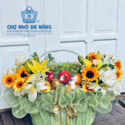 Giỏ Hoa Trái Cây cao cấp 018
