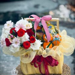 Giỏ Hoa Trái Cây cơ bản 027