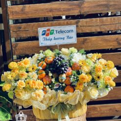 Giỏ Hoa Trái Cây cao cấp 022