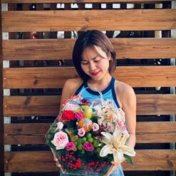 Giỏ Hoa Trái Cây cao cấp 025