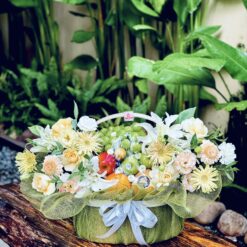 Giỏ Hoa Trái Cây Cao Cấp 035