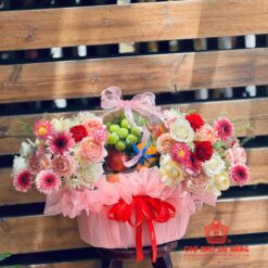 Giỏ Hoa Trái Cây Cao Cấp 037